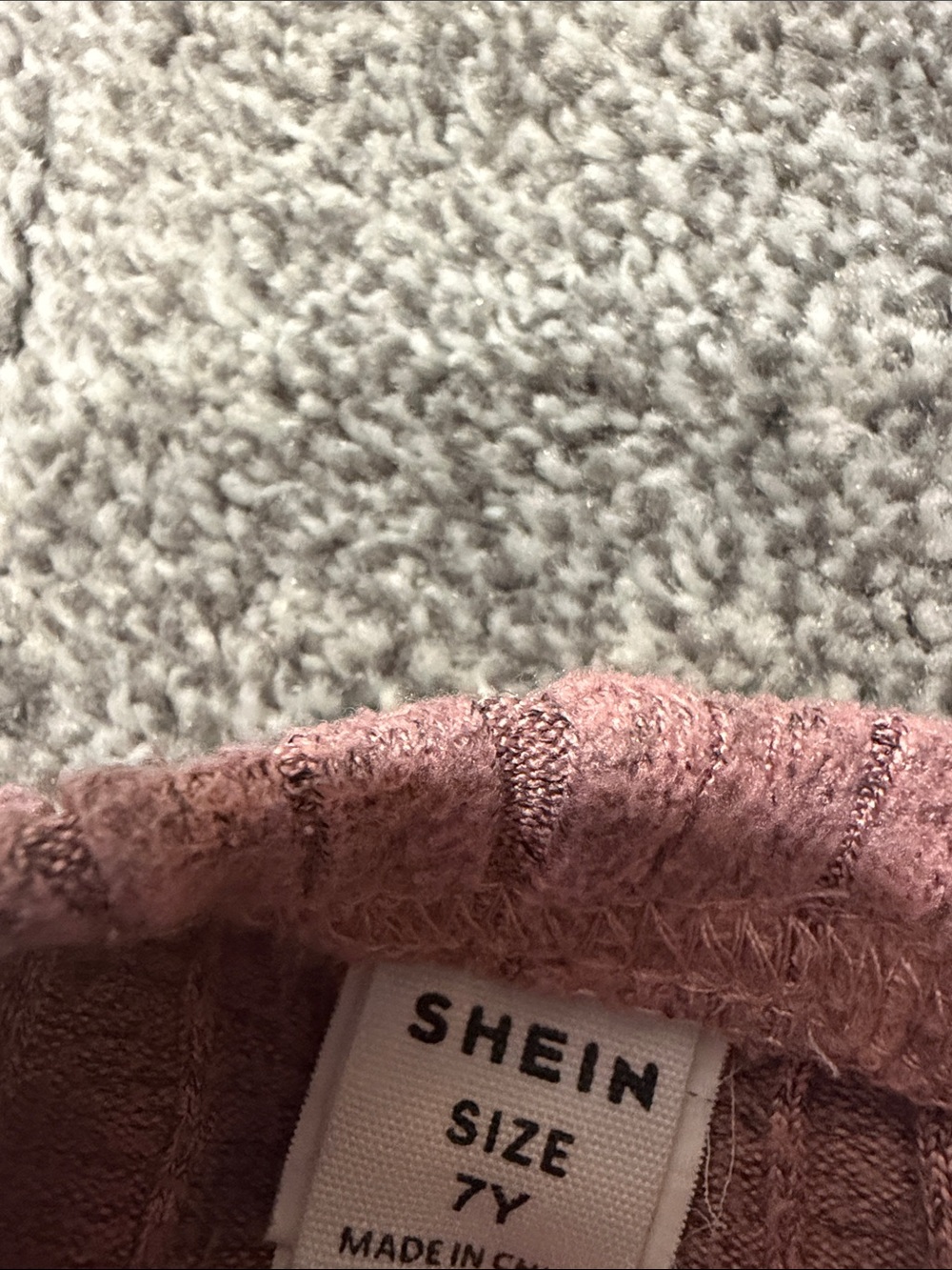 SHEIN Ribbed Two-Piece Set - Dusty Rose - Picture 2 of 7